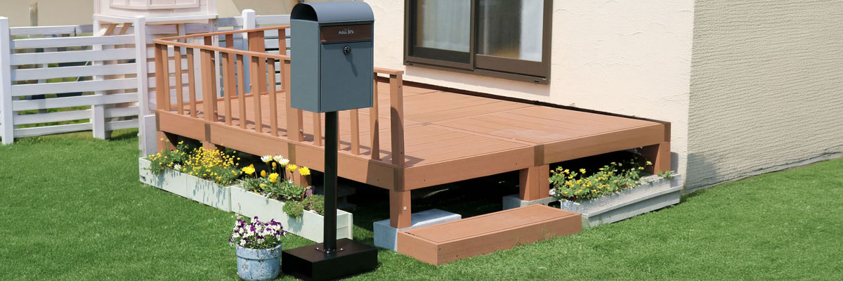 置くだけで設置完了！郵便受けのイメージ画像