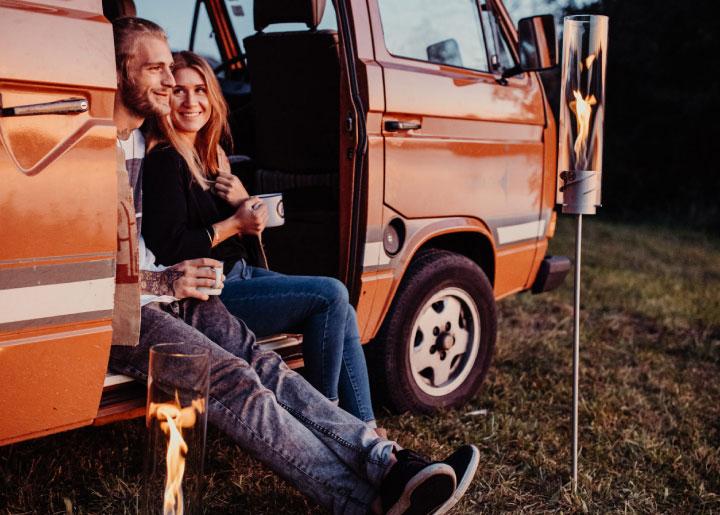 ランプ・ガーデントーチ「ホーファッツ（hoefats） SPIN ポール」