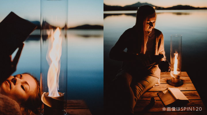 ランプ・ガーデントーチ「ホーファッツ（hoefats） SPIN テーブルトップ ランタン」