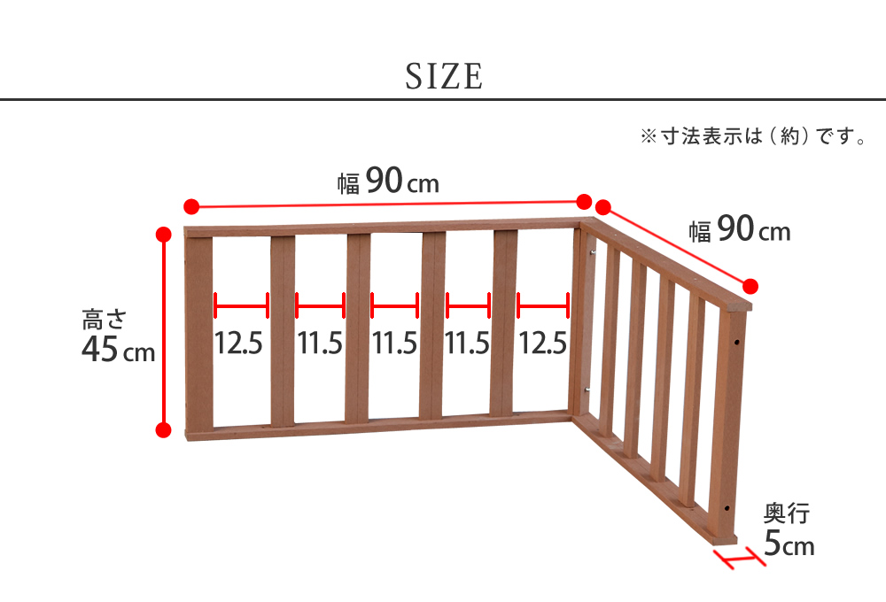  「人工木ウッドデッキ ecofeel（エコフィール）ステップ 2台セット」