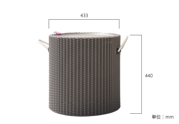 樹脂製ラタン調スツール「ケター クールスツール ロープ（COOL STOOL ROPE）」