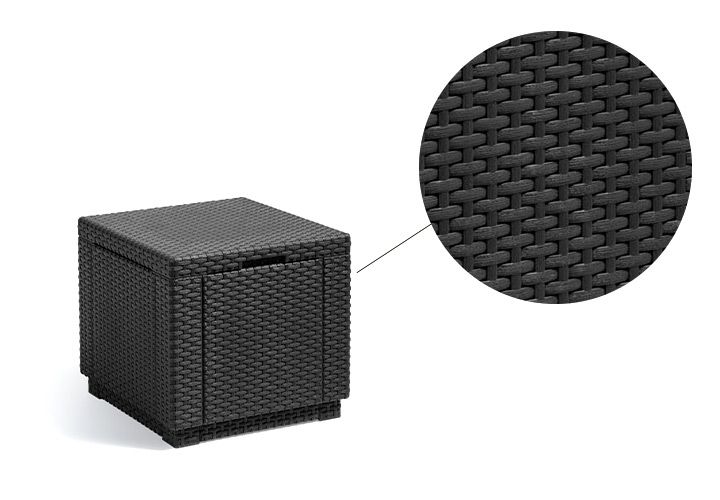 樹脂製収納BOX「ケター （KETER） キューブ（CUBE）」