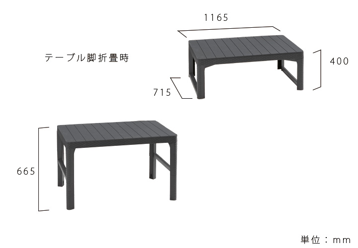 「ケター リヨン テーブル（LYON TABLE）」