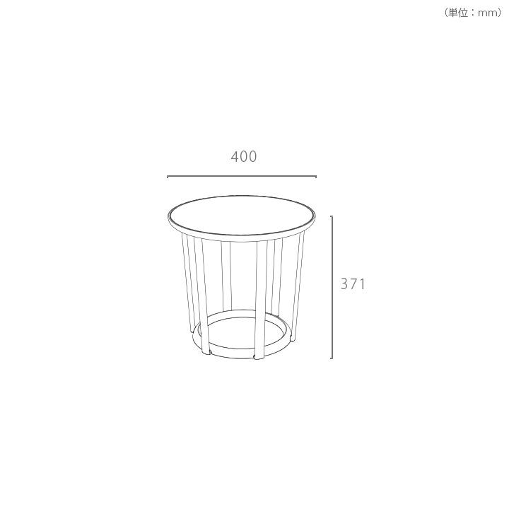 Resol RAFF リソル ラフ ラウンドテーブル 40cm