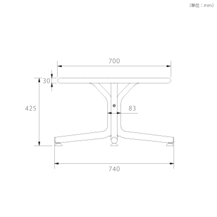 Resol BINI リソル ビニ ラウンジテーブル