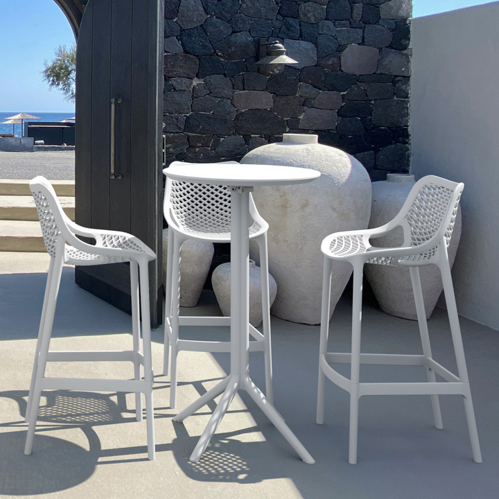 「SE SKY エスイー スカイ フォールディング ラウンドバーテーブル Φ60cm」