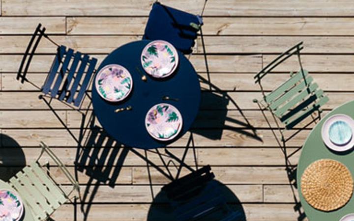 屋外用テーブル「Fermob ビストロ ラウンドテーブル60」