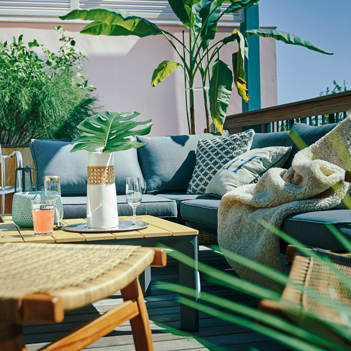 「エルジー ガーデンソファ＆テーブル」