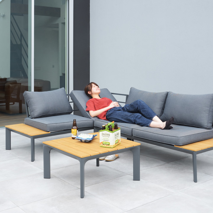 「エルジー ガーデンソファ＆テーブル」