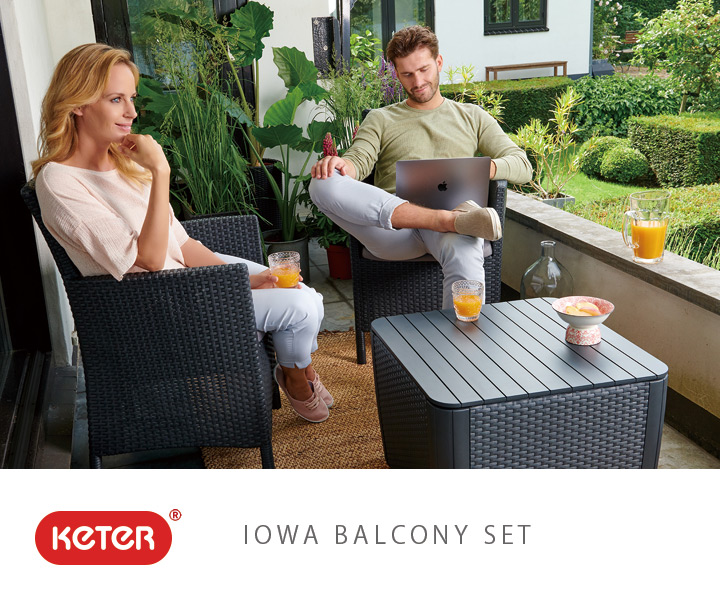「ケター （KETER） アイオワ バルコニーセット（IOWA BALCONY）」