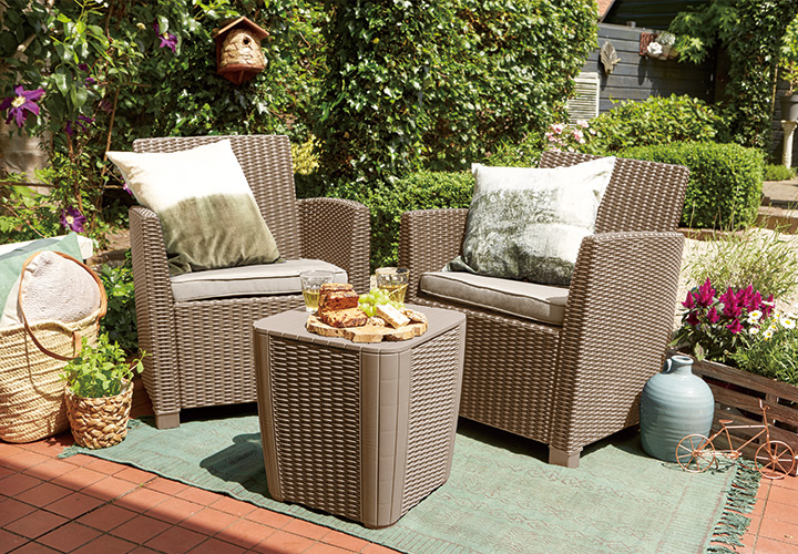 「ケター （KETER） ミア バルコニー 3点セット（CORONA BALCONY 3SET）」