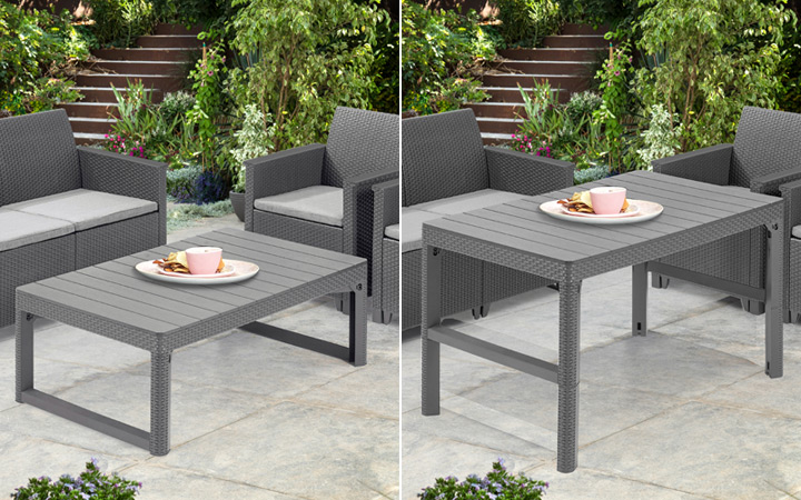 ケター （KETER）  ロザリエ コーナーソファ＆リヨンテーブルセット （ROSALIE CORNER SOFA WITH LYON TABLE SET）