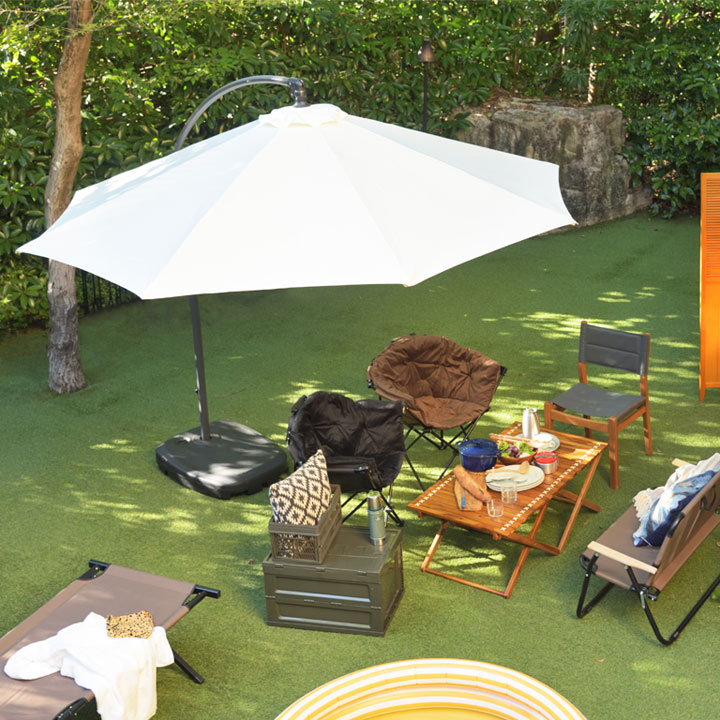 パラソルサイズ2940mm 「クルヴァ ガーデンパラソル」