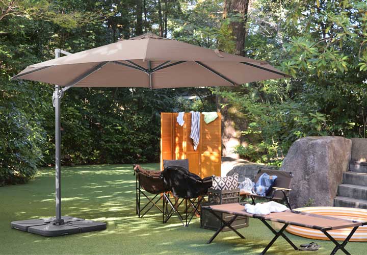 【円形Φ3.45m】 「リーネア ガーデンパラソル 直径3450mm」