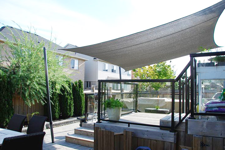 「NESLING クールフィット シェードセイル レクタングル 3×4m」