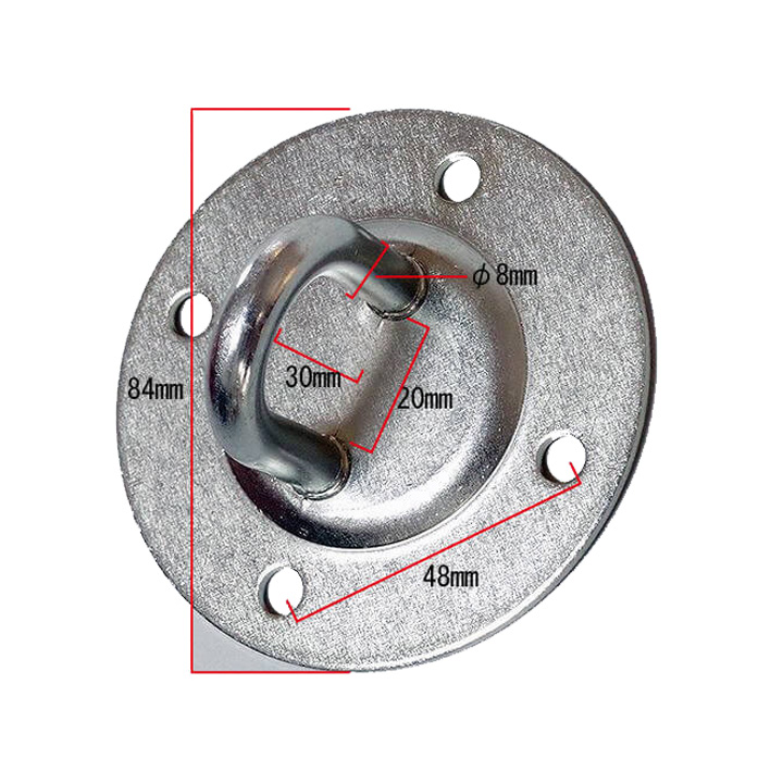 壁や梁の水平面への設置用「CUハンモック・チェアハンモック用 取付金具セット3」