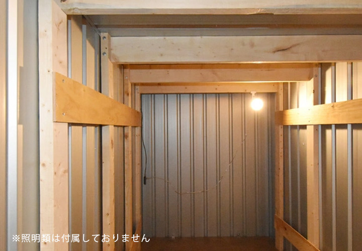 【ユーロ物置と同時購入のみ注文可能】ユーロ物置オプション 積雪対策「ユーロ物置 1523SQ1用 木製補強キット」