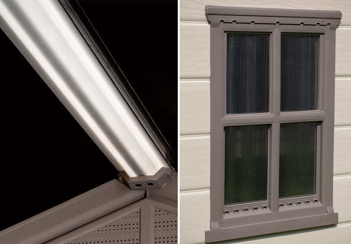 樹脂製木調物置「ケター （KETER） ファクター ガーデンシェッド 8×6 （FACTOR 8×6）」