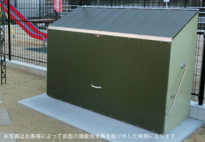 屋外物置 「メタルシェッド 自転車倉庫 TM3 ツートーン（大型・中型）」