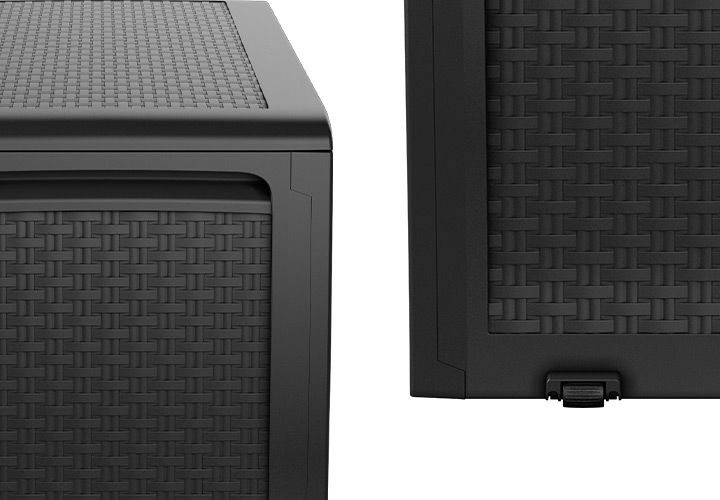 樹脂製収納BOX「ケター （KETER） サモア ガーデンボックス 270L （SAMOA 70G）」