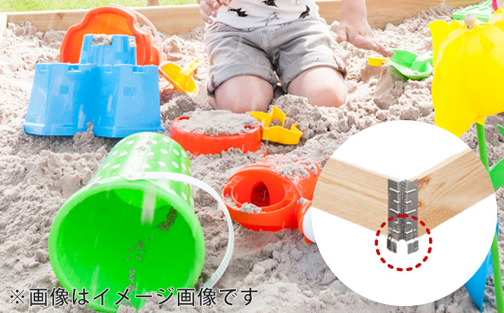 木製プランター 「ガーデンボックス800×600 ナチュラル」