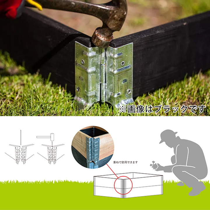 木製プランター 「ガーデンボックス800×300 ナチュラル」