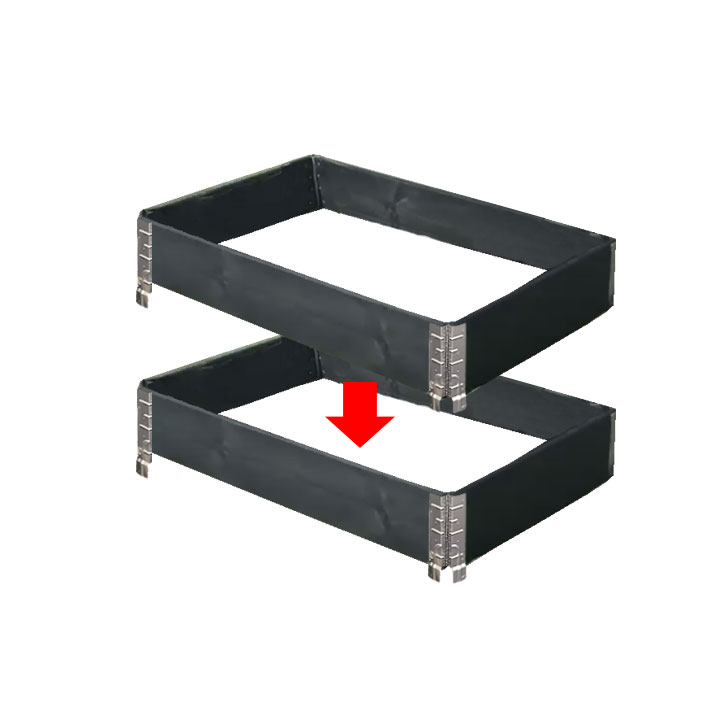 木製プランター 「ガーデンボックス1200×400 ブラック」