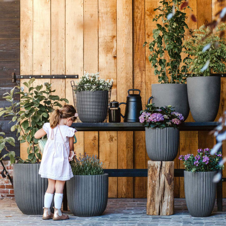 「カピ（Capi）Φ35×H34cm アーバンスムース エッグプランター（UrbanSmooth EggPlanter）」