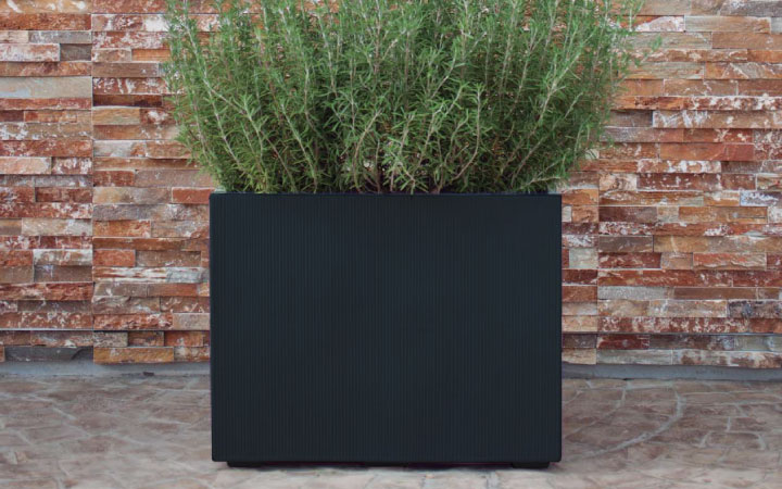 「FRPシリーズ ポリストーン パーティション Mサイズ」 幅70cm 奥行34cm 高さ57cm 110L 底穴あり