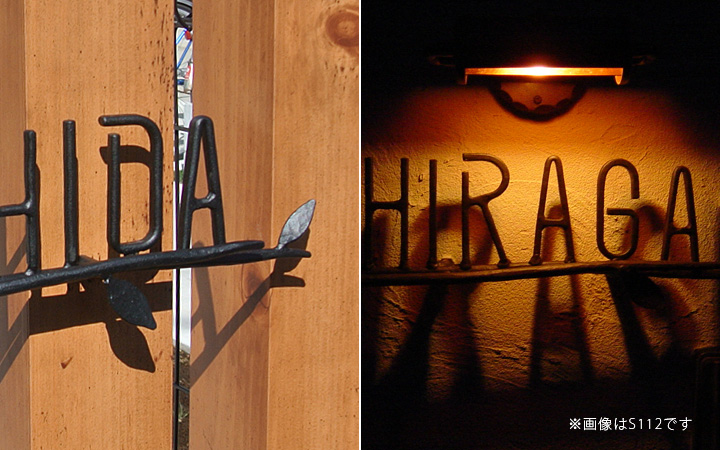 アイアン表札 「フォレストヒルズ ネームプレート S111」