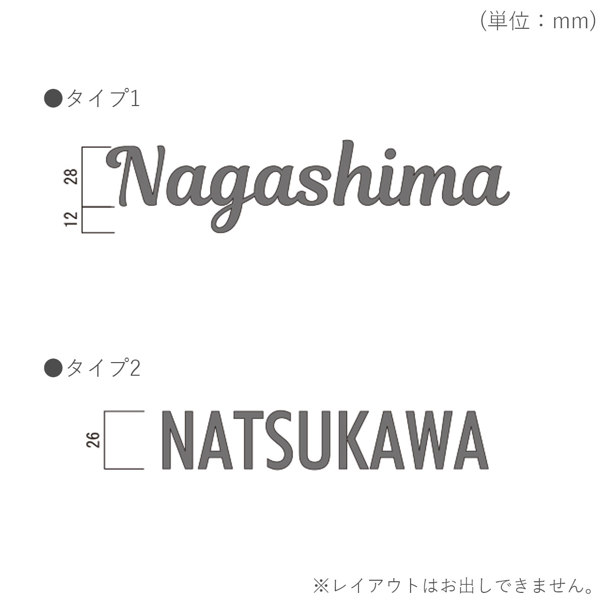 「ヴェリータNX専用 ネームシート」
