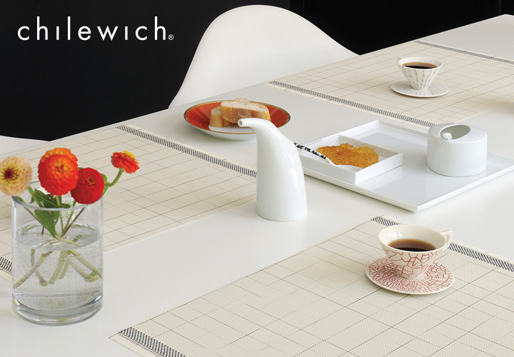 「chilewich チルウィッチ プレースマットシリーズ レクタングル セルヴィッジ 36×48cm」