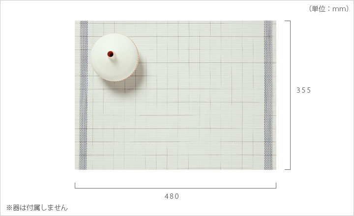 「chilewich チルウィッチ プレースマットシリーズ レクタングル セルヴィッジ 36×48cm」