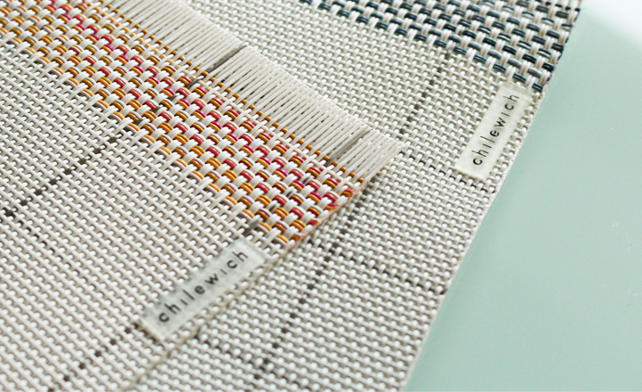 「chilewich チルウィッチ プレースマットシリーズ レクタングル セルヴィッジ 36×48cm」