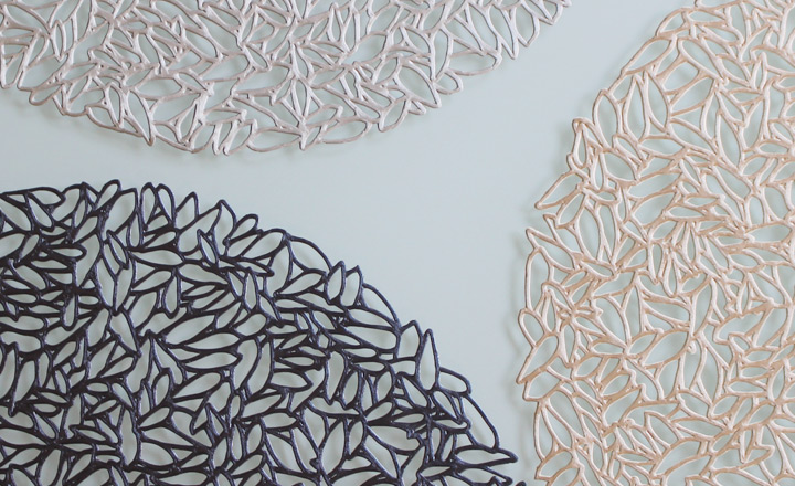 「chilewich チルウィッチ プレースマットシリーズ レクタングル リブウィーヴ 36×48cm」