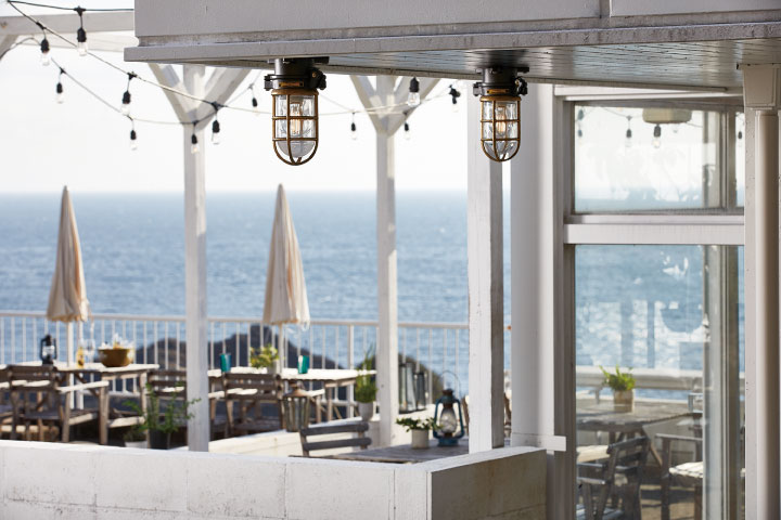 マリンランプ LED電球付「アートワークスタジオ（ARTWORKSTUDIO） ネイビーベース ベーシックランプ（Navy base-basic lamp） コードなし/屋内・屋外兼用」