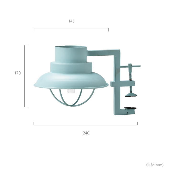 LEDライト付「クリップソーラーライト マリン」