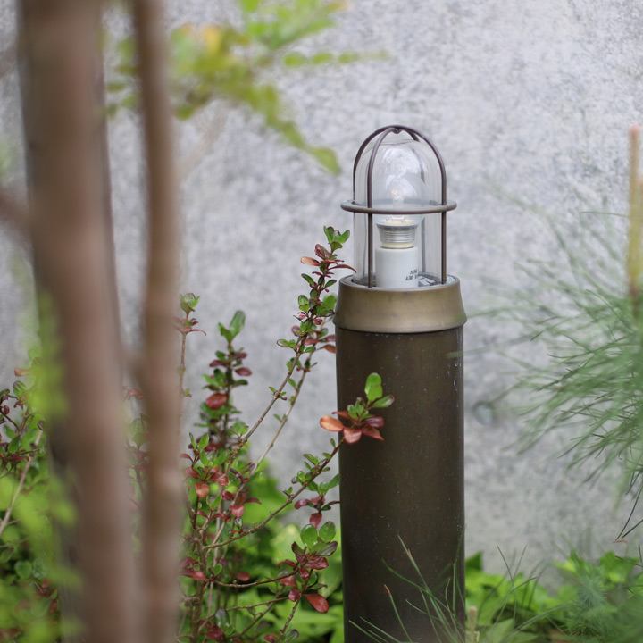 マリンランプ 「真鍮ガーデンライト BH1000 クリアガラス LED」