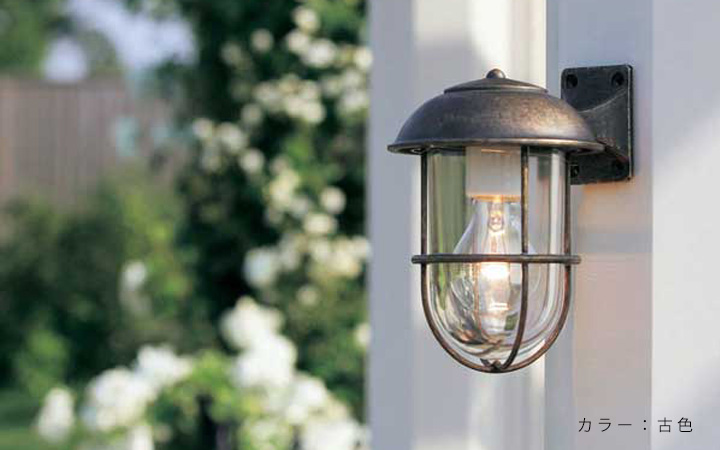 マリンランプ 「真鍮ガーデンライト BR5000 クリアガラス LED」