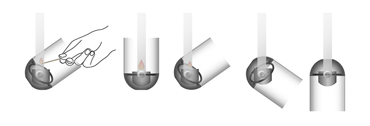 「hoefats GRAVITY CANDLE キャンドルハンガー」