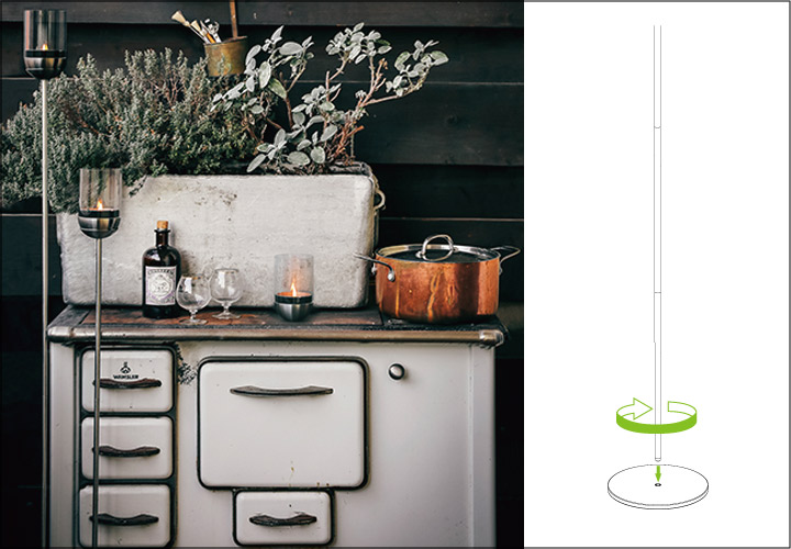 「hoefats GRAVITY CANDLE キャンドルフット」