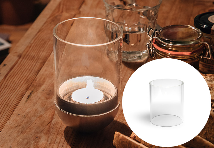 「hoefats GRAVITY CANDLE REPLACEMENT Glass グラビティキャンドル リプレイスメント ガラス」