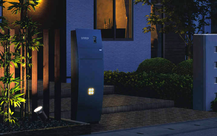 【機能門柱】三協立山アルミ「sty.M ステイム ＡＪタイプ 座面無し」