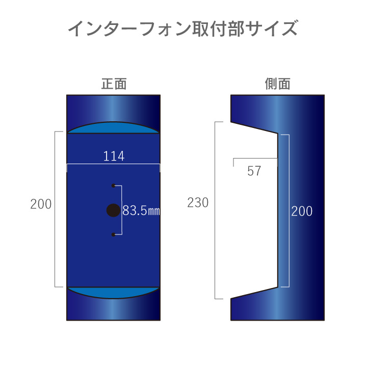 「門柱メリシリーズソポと郵便ポストボビのセット」