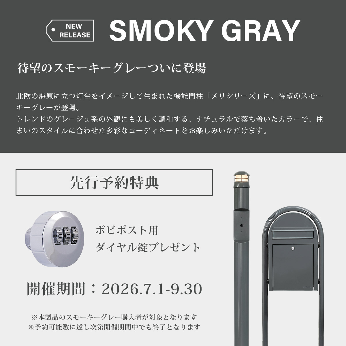 スモーキーグレー予約特典