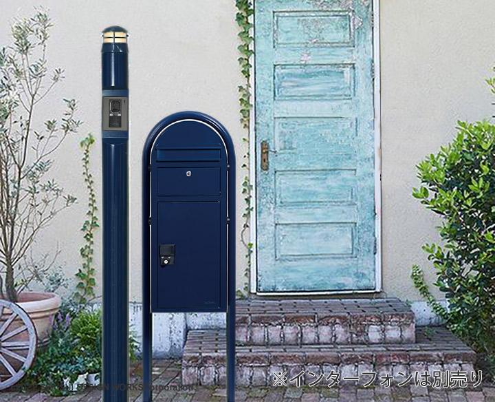 「門柱メリシリーズソポと宅配ボックスボビカーゴのセット」