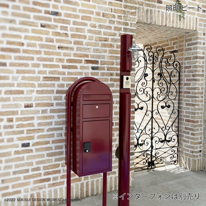 「門柱メリシリーズソポと宅配ボックスボビカーゴのセット」