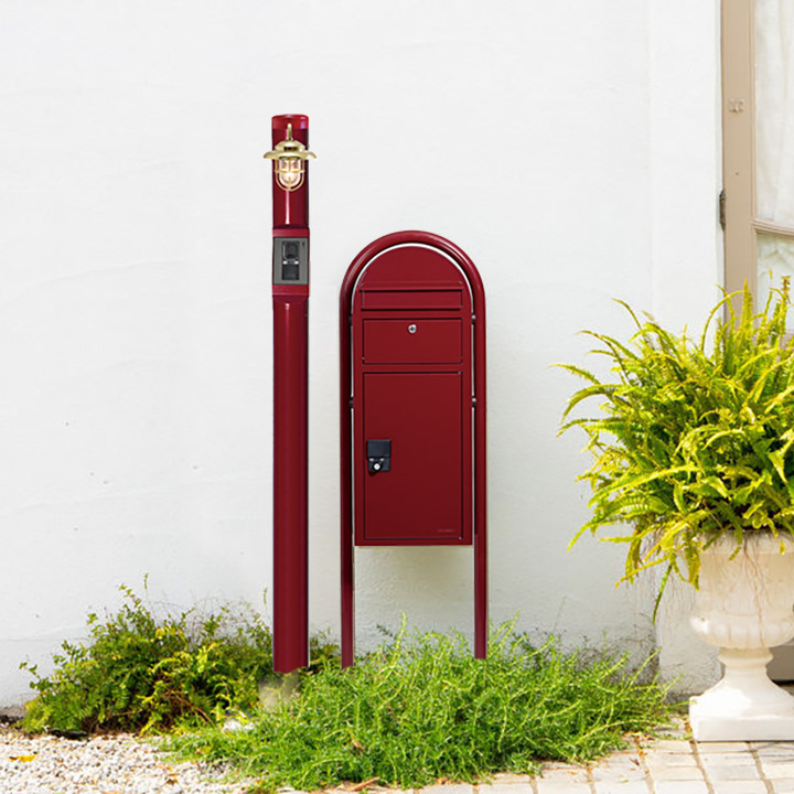 「門柱メリシリーズソポと宅配ボックスボビカーゴのセット」