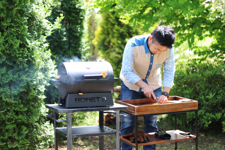 BBQグリル「ボレッティ（BORETTI） テルツォ（TERZO）」