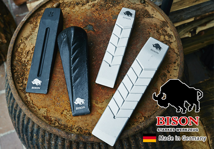 スチール製くさび 「BISON（バイソン） AXE スプリッティングウェッジ ツイスト」